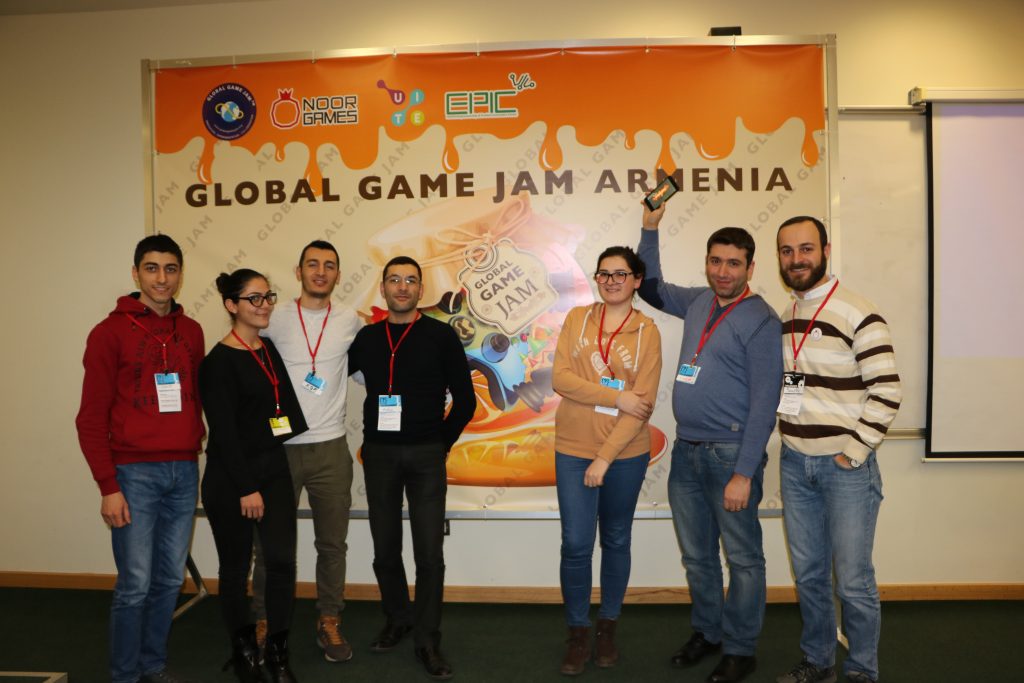 Noor Games team at GGJ Armenia 2018
